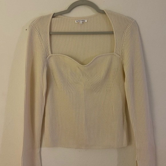 NWOT Reformation Glenna Cashmere Sweater Large - Picture 4 of 7